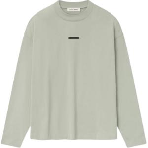 Лонгслив Fear of God Essentials Classic, бежево-серый