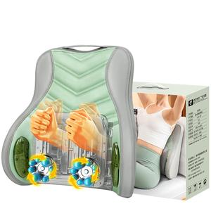 Массажный пояс для шеи и спины с функцией автоматического разминания и постукивания AUX, зеленый