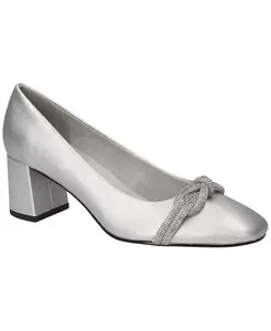Женские туфли-лодочки Marigold с квадратным носком Bella Vita, серебро