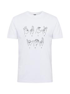 Футболка Mister Tee FU Sign Language, белый