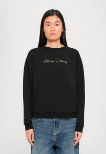Толстовка Armani Exchange Sweatshirt, Black/Gold Coloured/Gold-Coloured