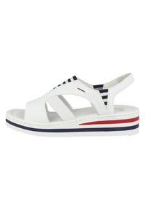 Босоножки на танкетке Rieker, белый