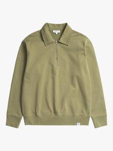 Свитшот Ketel с молнией до половины Norse Projects, Moss Green