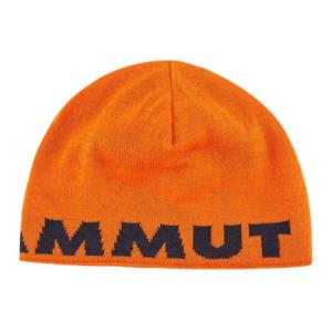 Mammut Шерстяная шапка-бини унисекс оранжевого цвета