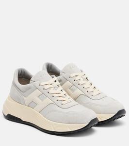 H669 замшевые и кожаные кроссовки Hogan, B210+B002