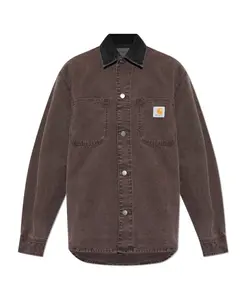 Джинсовая рубашка Митч Carhartt Wip, коричневый