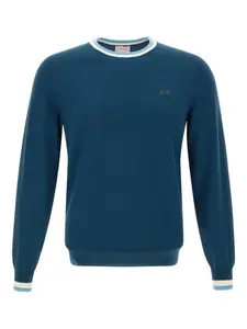 Свитер с круглым вырезом Sun68, синий