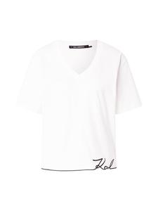 Karl Lagerfeld Футболка в белом цвете