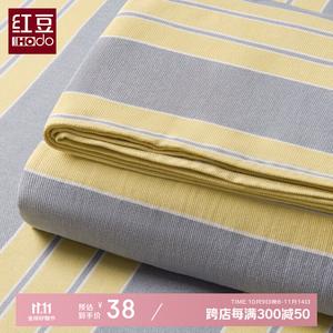 Red Bean Home Textiles Простыня из хлопка грубой ткани, 120х230 см, для кровати 0.9 м, прочная, машинная стирка