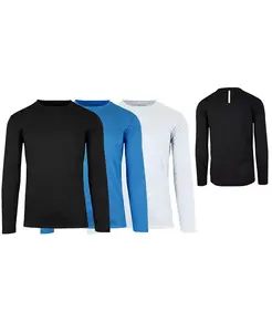 Мужская футболка с длинным рукавом, отводящая влагу, набор из 3 штук Galaxy By Harvic, мультиколор