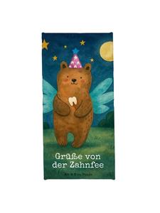 Mr. & Mrs. Panda Дизайн «Медвежонок из полотенца: Зубная фея» с надписью белого цвета