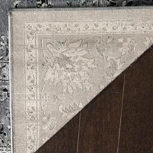 Ковер SAFAVIEH, 122 x 171 см, Vintage Collection, темно-серый и светло-серый, состаренный дизайн, не линяет и прост в уходе, идеален для помещений с высокой проходимостью: прихожая, гостиная, спальня (VTG442H)