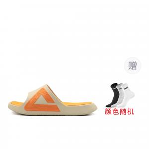 PEAK Тапочки-слайды State Pole Classic Drag Quiet Massage Slide унисекс оранжевого цвета