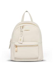 Рюкзак Bologna Leather City кожаный 27 см кремового цвета Lazarotti