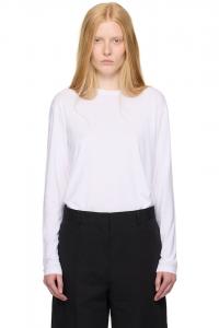 Классическая футболка с длинным рукавом Toteme, белый