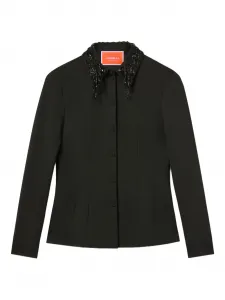 Рубашка с бисером La Doublej, черный