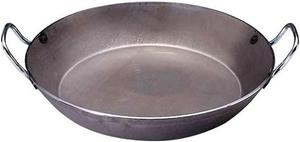 Сковорода с двумя ручками (сервировочная сковорода) из прочной железной стали De Buyer - 24 см
