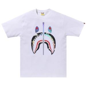 Футболка BAPE City Camo Shark 'White/Grey', белый