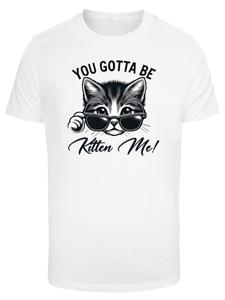 Рубашка F4NT4STIC Kätzchen You Gotta Be Kitten Me!, белый