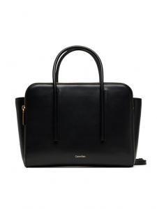 Сумка Carryall Mini Leather Tote Bag LV04F3034G Calvin Klein, черный