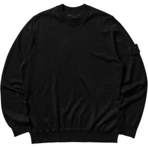 Свитер с нашивкой-логотипом STONE ISLAND, черный
