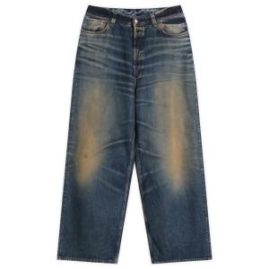 2023 u rocka wash свободные джинсы Acne Studios, синий