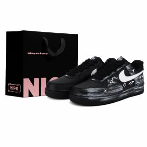 Nike Air Force 1 Black Warrior нескользящие низкие скейтборд-кроссовки Unisex