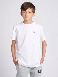 Детская футболка из хлопка с нашивкой Lee, Bright White