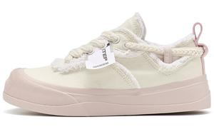 Кроссовки для скейтбординга женские с низким верхом белые/розовые Xtep