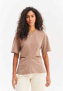 Футболка NAOKO BROWNED SUGAR, Beige