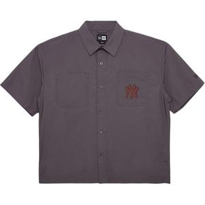 Рубашка mlb унисекс dark gray New Era, темно-серый