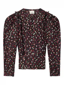 Блузка в горошек Zarga ISABEL MARANT, черный