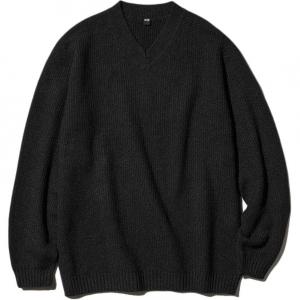 UNIQLO Свитер унисекс черный