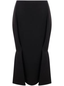 Юбка с поясом Prada, черный
