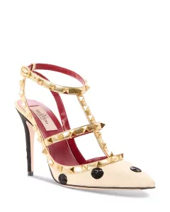 Женские туфли-лодочки с острым носком Valentino Garavani, белый