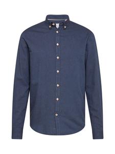 Рубашка обычного кроя на пуговицах Kronstadt Johan Diego, темно-синий