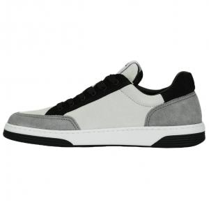 CHANEL Низкие женские кроссовки для скейтбординга, белые, серые