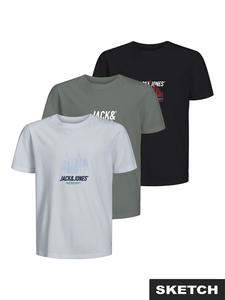 Футболка JACK & JONES Junior, ярко-белый