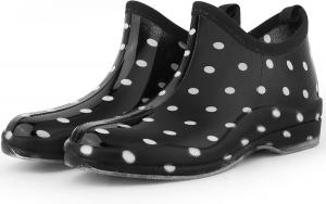 Женские дождевые сапоги DaeRainy, водонепроницаемые ботильоны для сада, Black