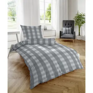 Постельное белье Primera «тонкое фланелевое постельное белье», бархатисто-мягкое и, конечно же, изготовленное из чистого хлопка, серый