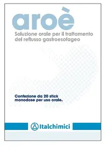 Aroè 20 пероральных палочек по 10 мл Добавки против рефлюкса Aroe'