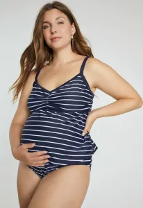 Бикини bellieva в полоску Ulla Popken, Navy Blue