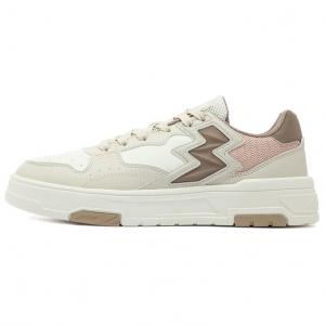 361° Износостойкие, амортизирующие, нескользящие, низкие кроссовки для скейтбординга, женские, белые, бежево-розовые