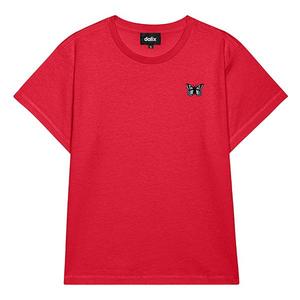 Женская футболка Butterfly с высокой талией Dalix, Team Red