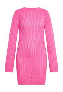 Вязаное платье IZIA Knitted dress, розовый