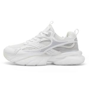 JEEP SPIRIT Черные мифические низкие массивные кроссовки мужские улучшенные полярно-белые дышащая бесшовная сетка, цвет Upgraded-Polar White[Breathable Unlined Mesh]