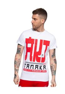 Футболка с контрастным принтом Akito Tanaka, белый