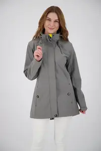 DEPROC Active softshell пальто "PEAK ROBSON WOMEN", также доступно в больших размерах, серый