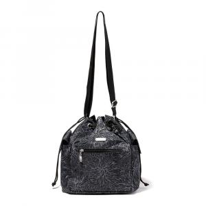 Baggallini Сумка через плечо на шнурке, цвет Midnight Blossom Print