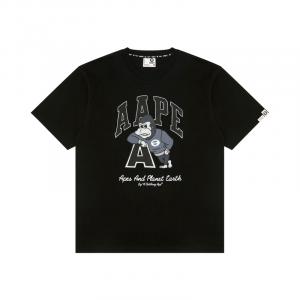Футболка A Bathing APE Ape Graphic Aape, черный